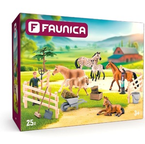Zestaw 25 Koni Faunica (Cętkowane i Brązowe)