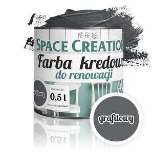 Farba kredowa Chalk Paint Intense - grafit 0,5l