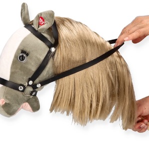 Konik na patyku Hobby Horse Siwek Premium
